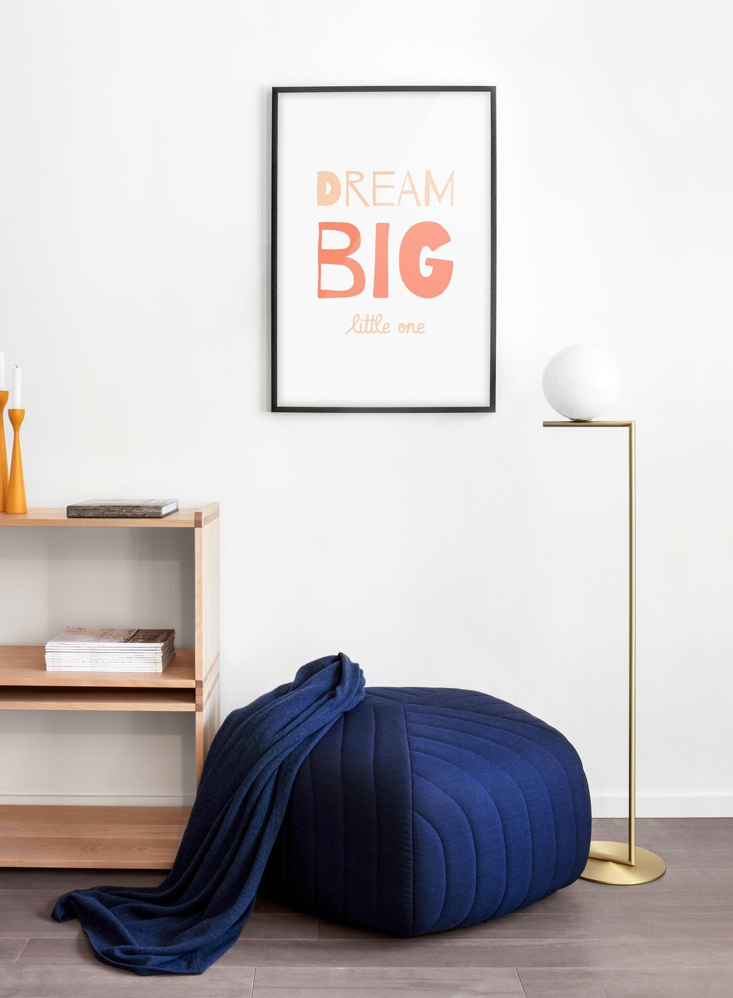 Dream Big in Peach, Poster