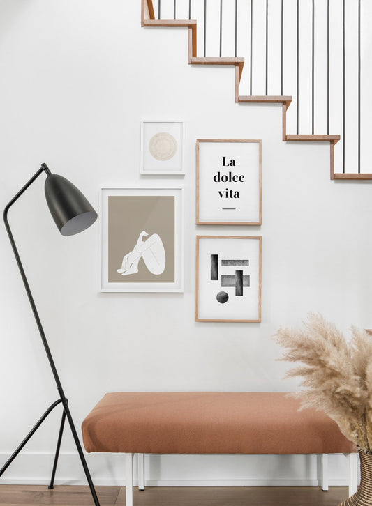 Contemplation in White, Poster
