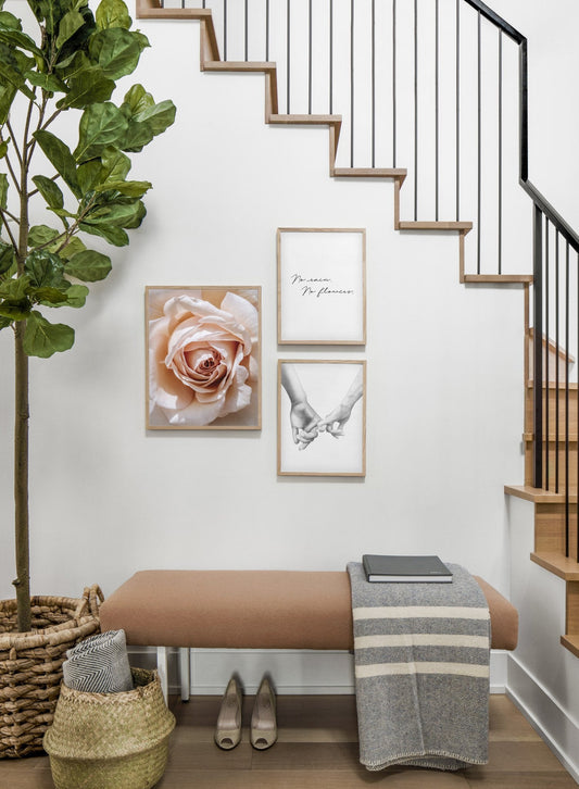 Single Pink Rose, Poster