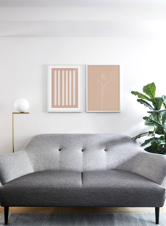 Tulip in Beige, Poster