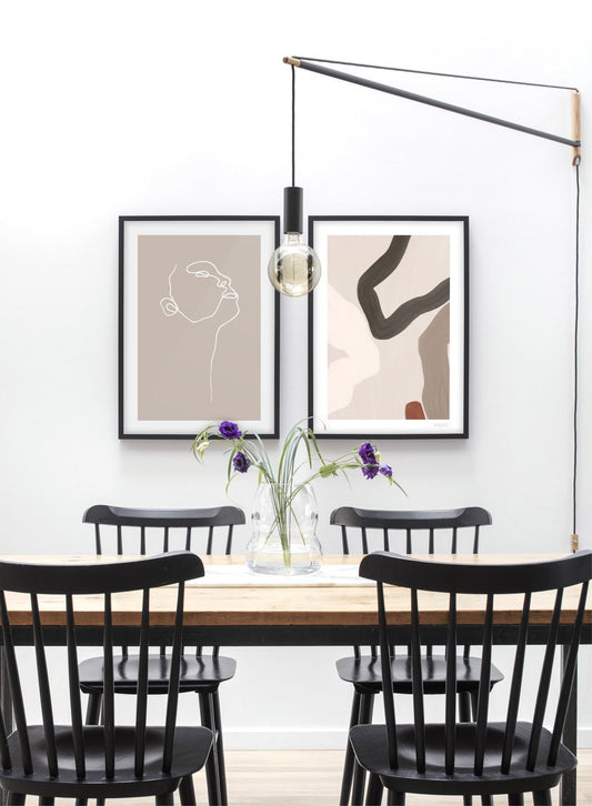 Profile in Beige, Poster