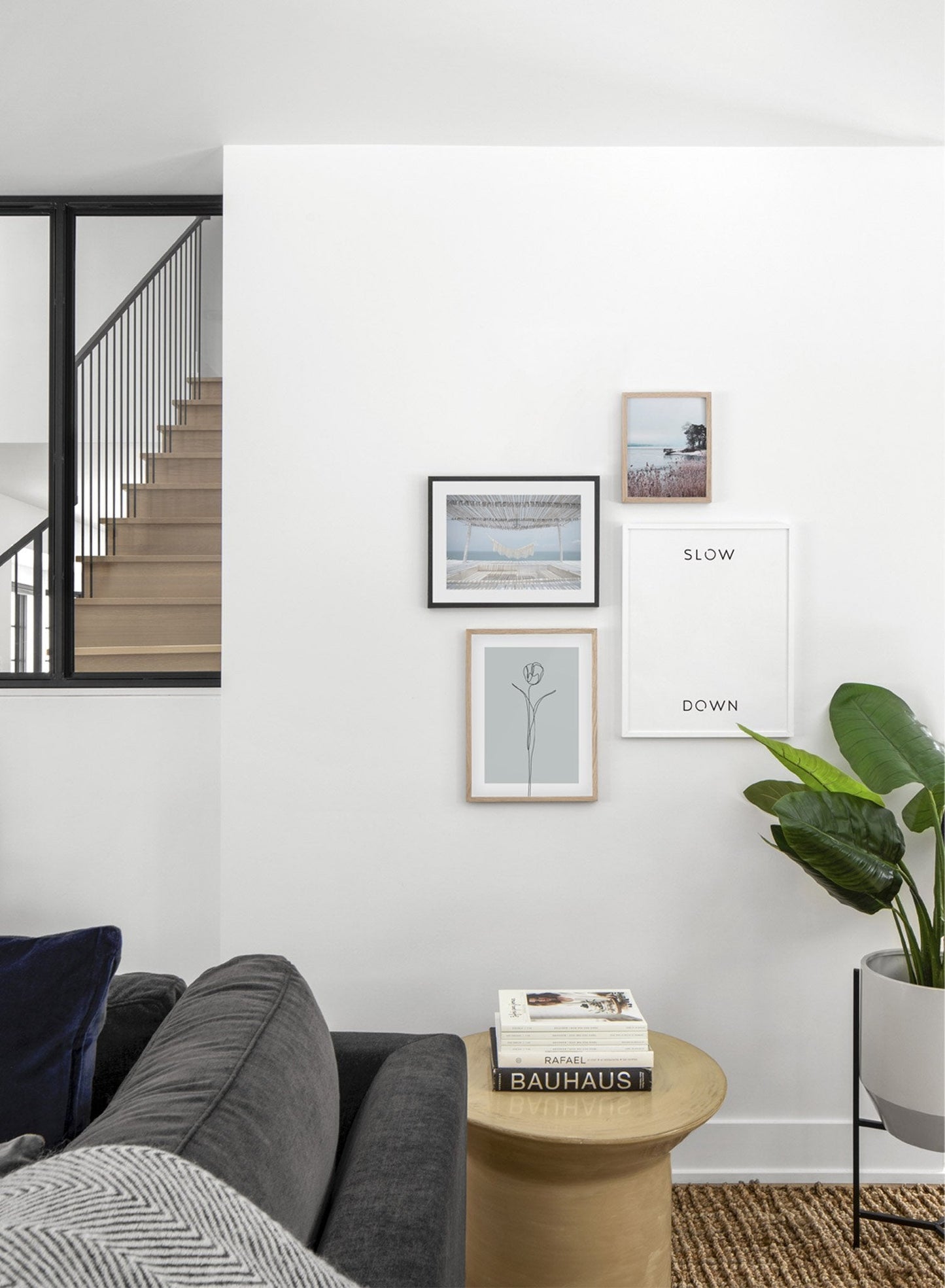 Slow _ Down in White, Poster