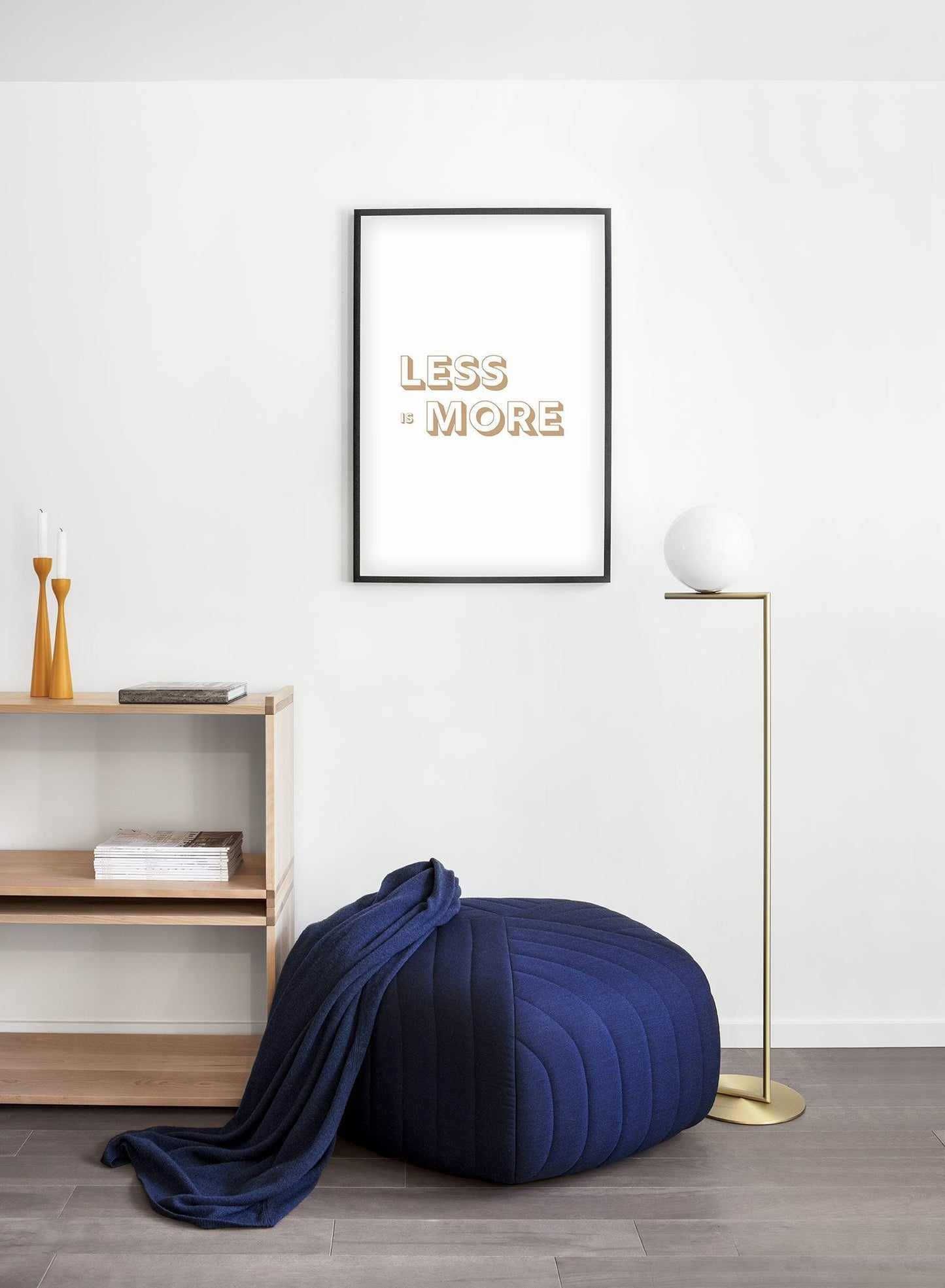 Less is More, Poster