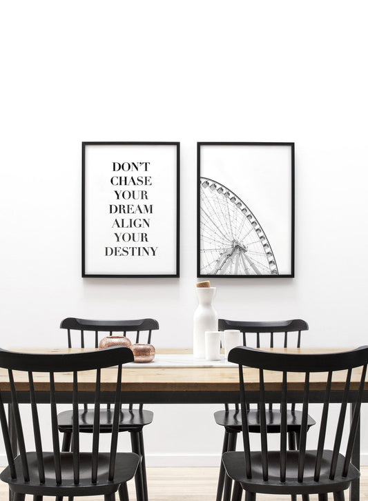 Align Your Destiny, Poster