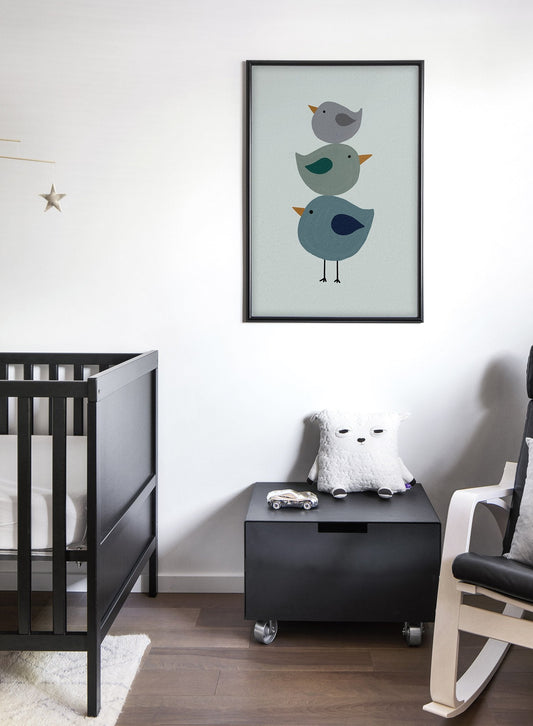 Trio of Birds, Poster