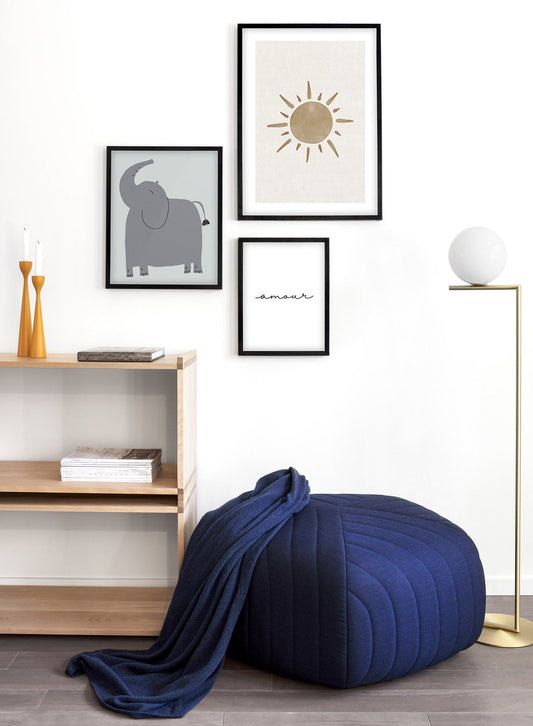 Watercolour Sun, Poster