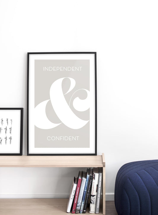Independent & Confident, Poster
