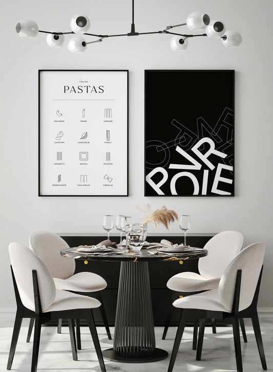 Pasta, Poster