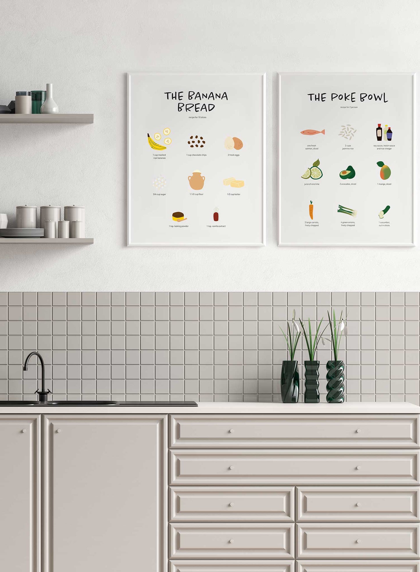 Poke Bowl Recipe, Poster