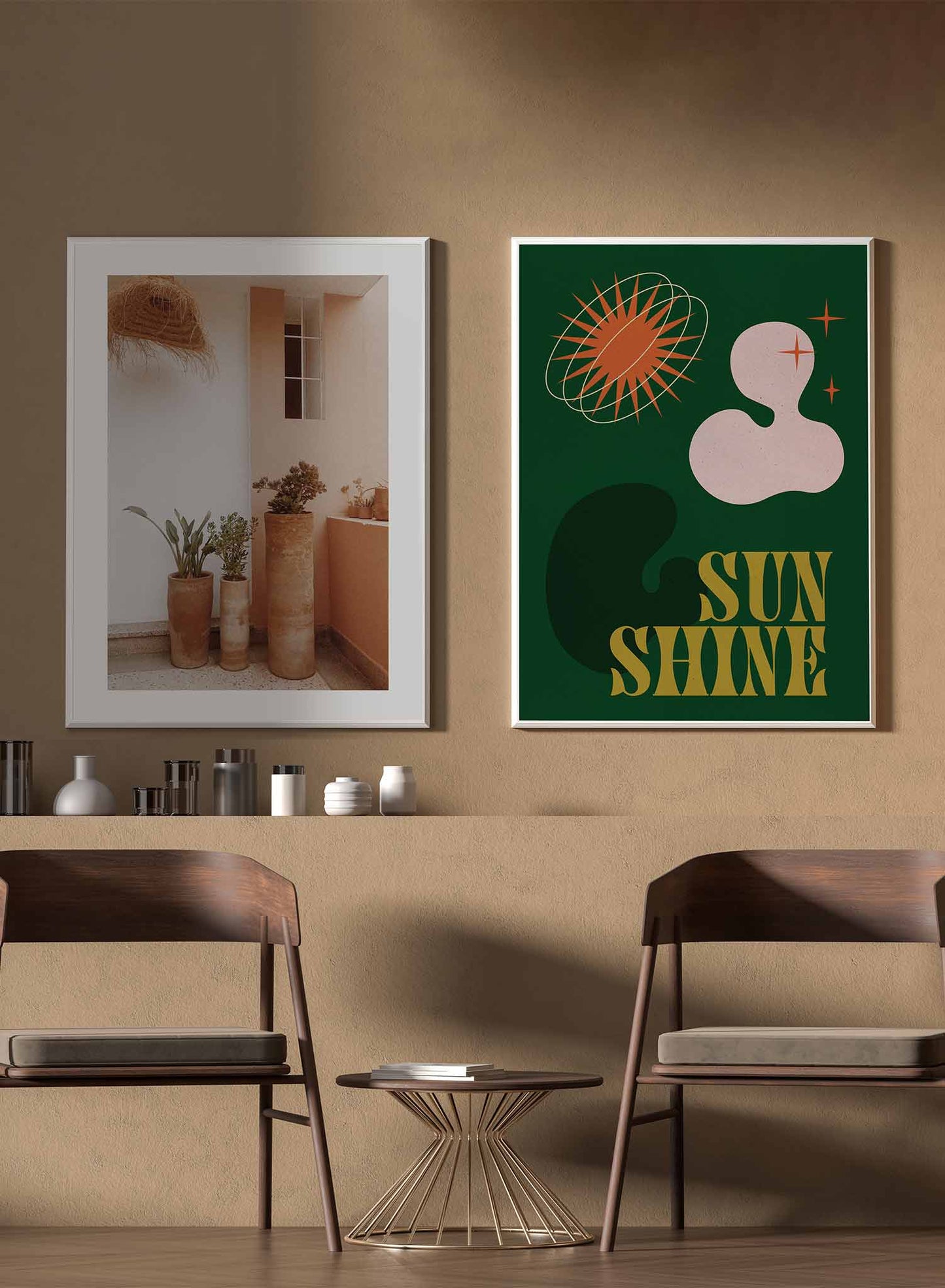 Groovy Sunshine in Green, Poster