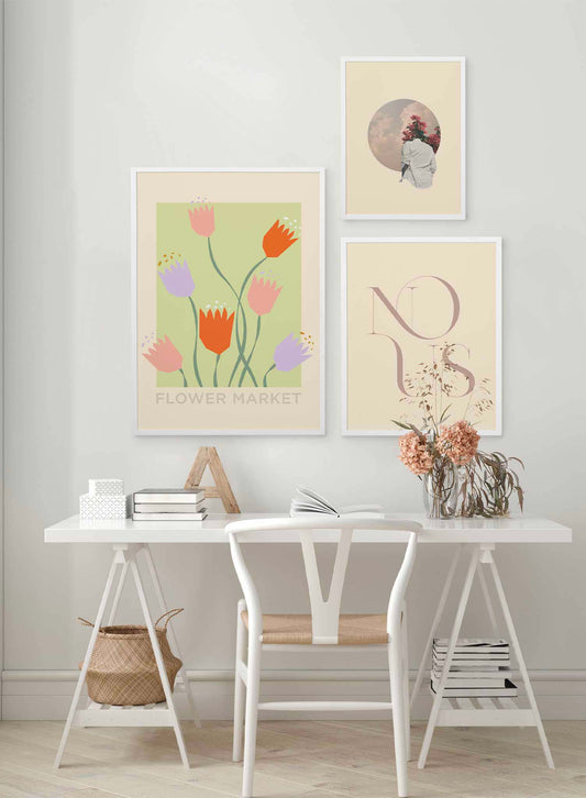 Flower Market, Poster