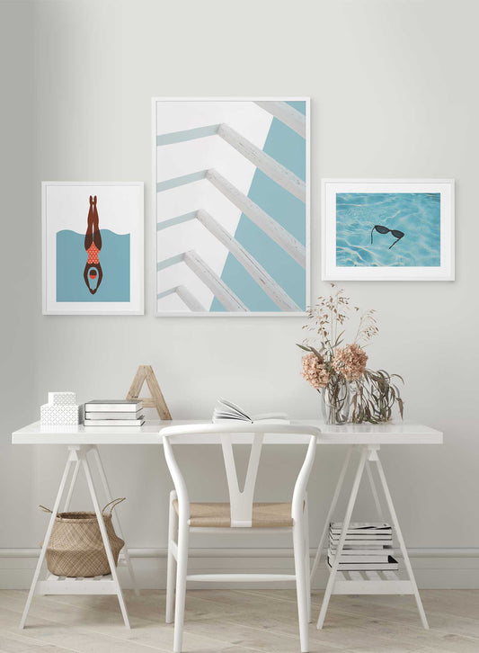 Peek-a-Boo Blue, Poster