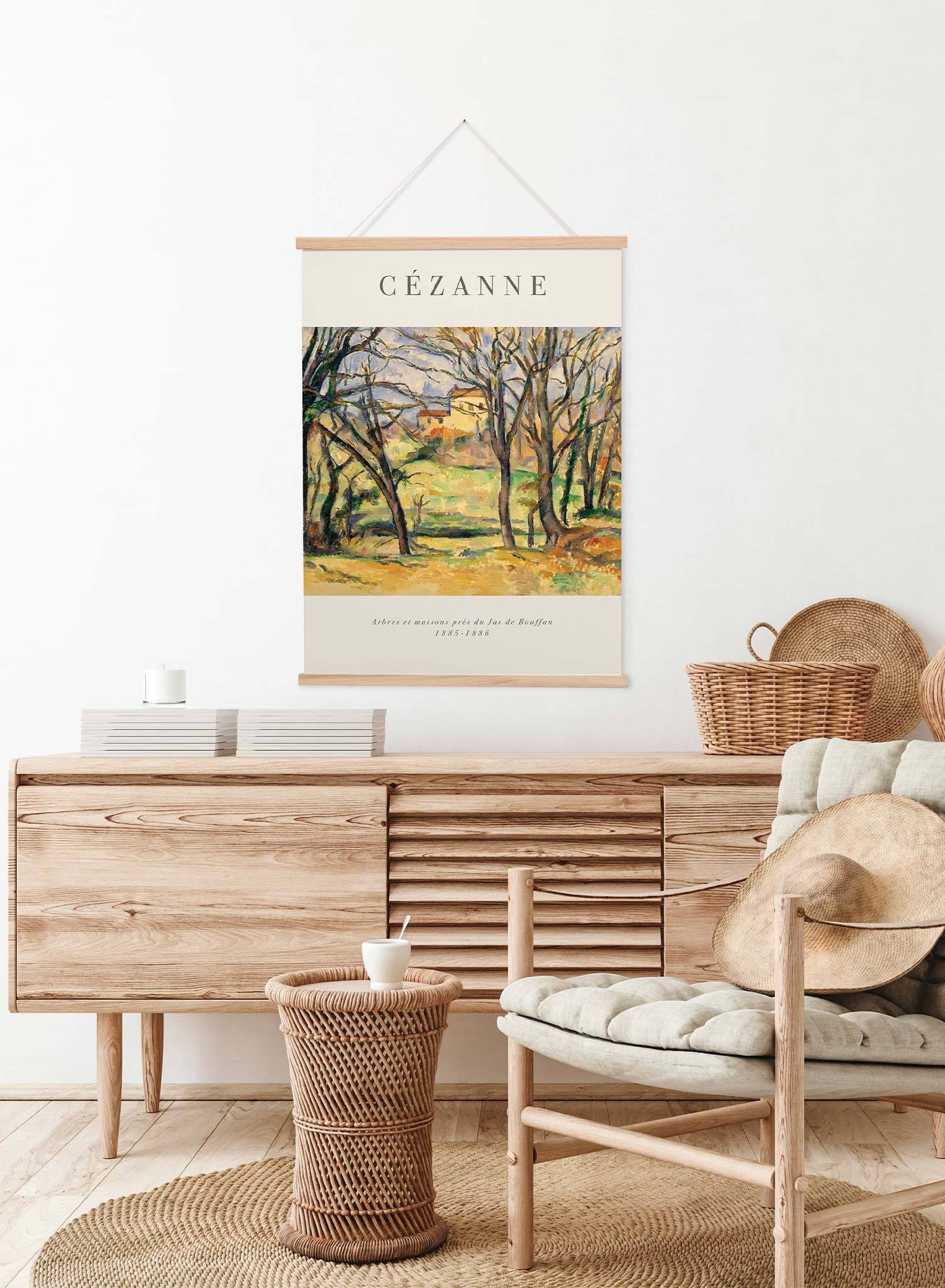 Trees and Houses Near the Jas de Bouffan, Poster