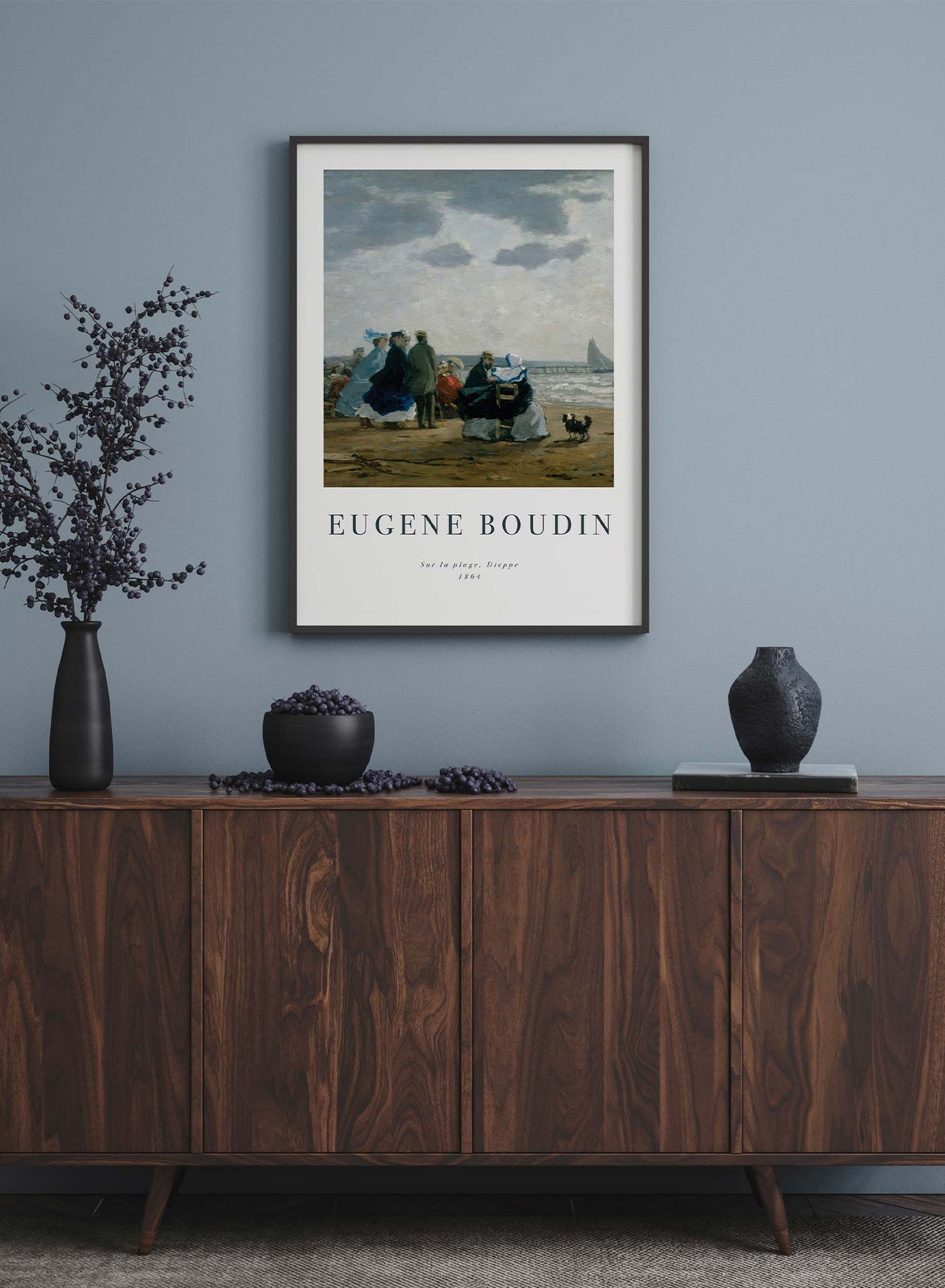 On the Beach, Dieppe, Poster