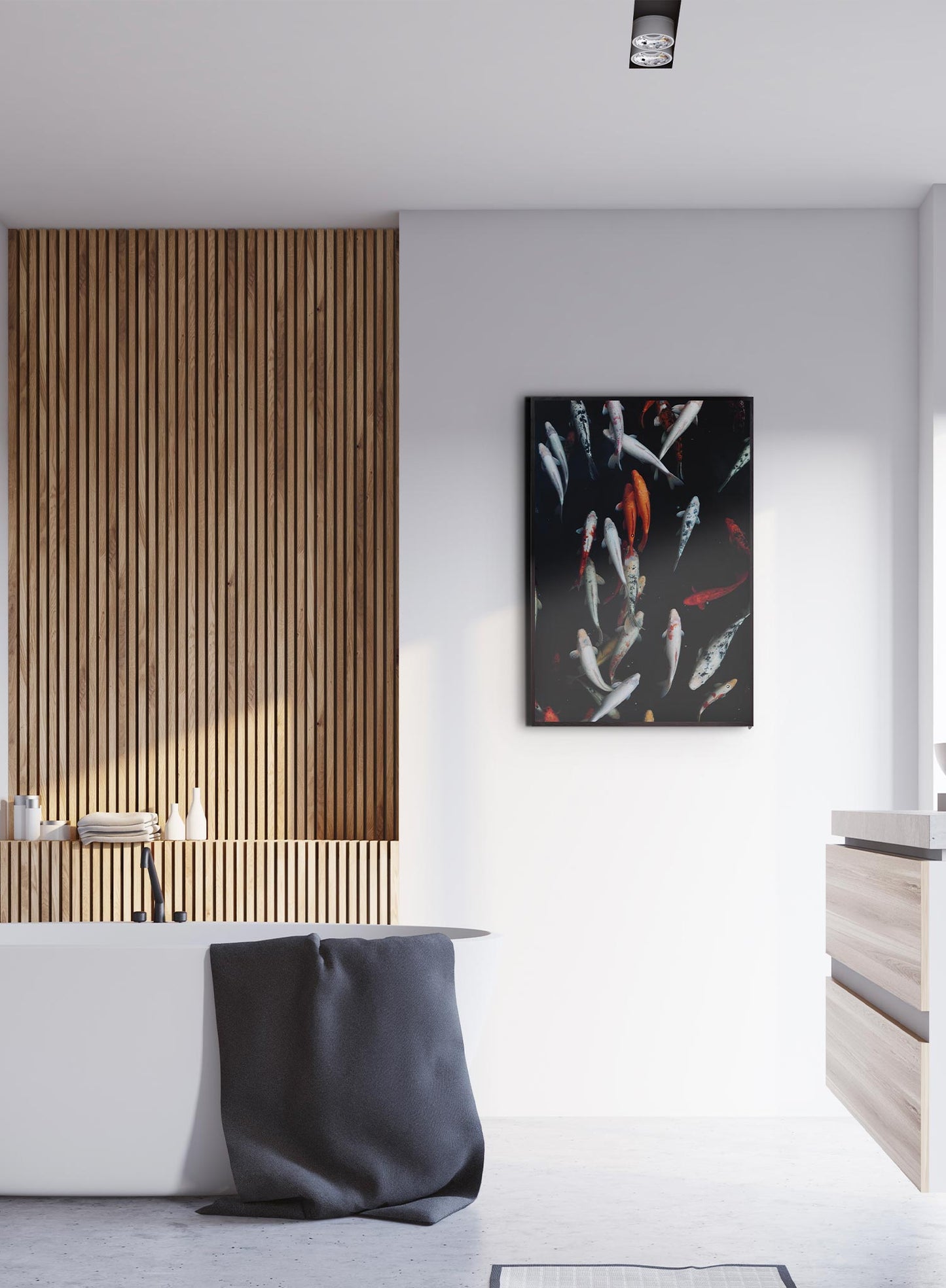 Koi Pond, Poster
