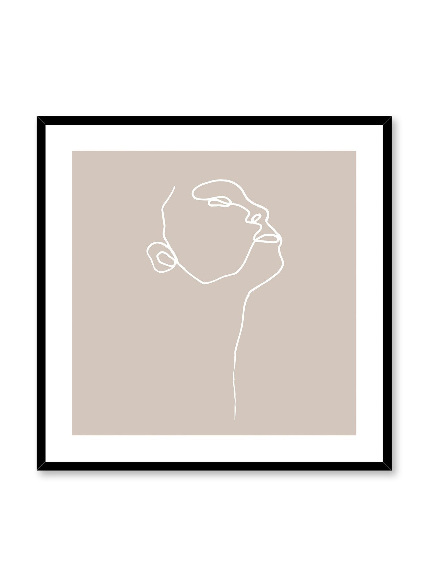 Profile in Beige, Poster