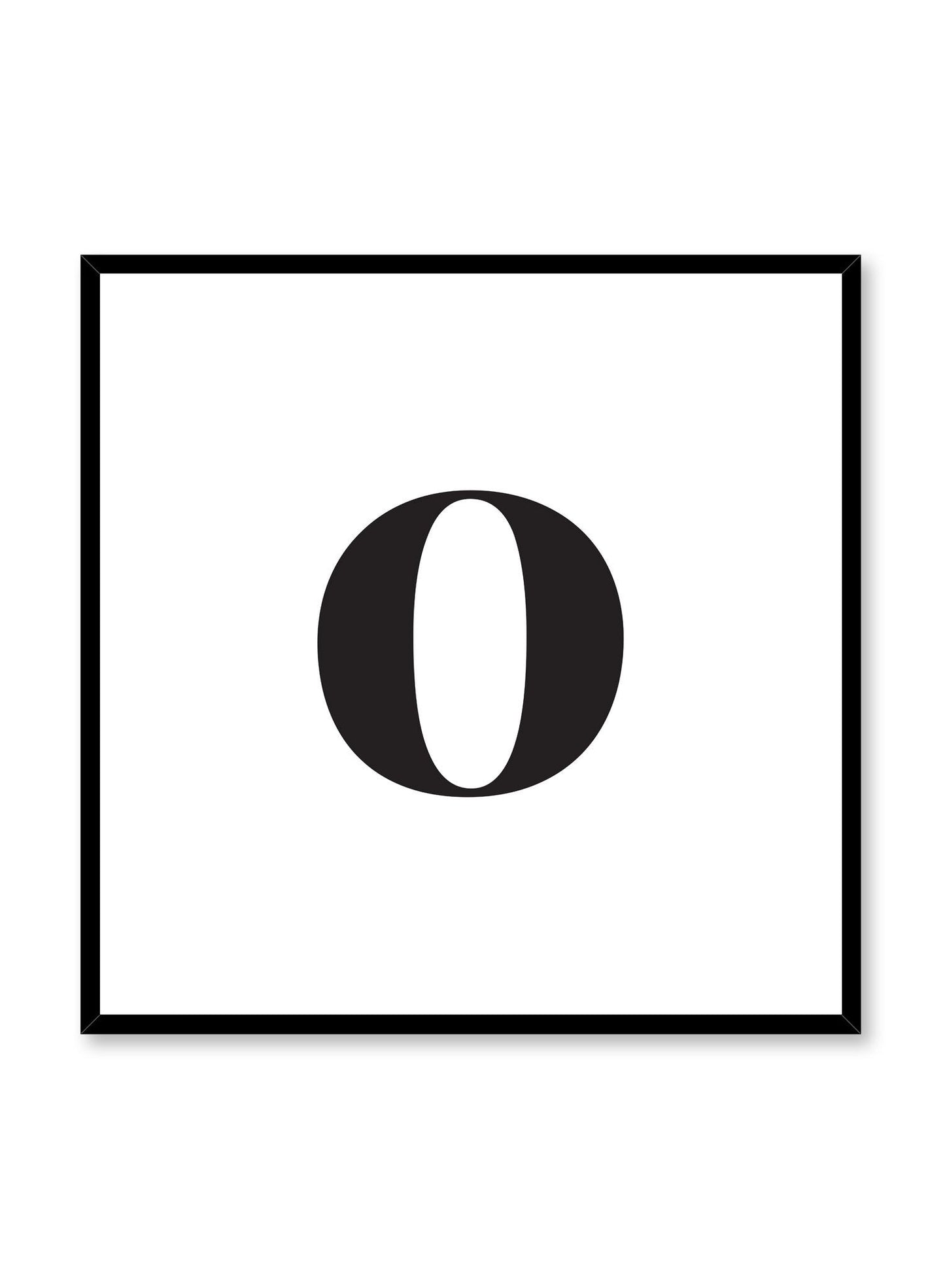 Lowercase Letter O, Poster