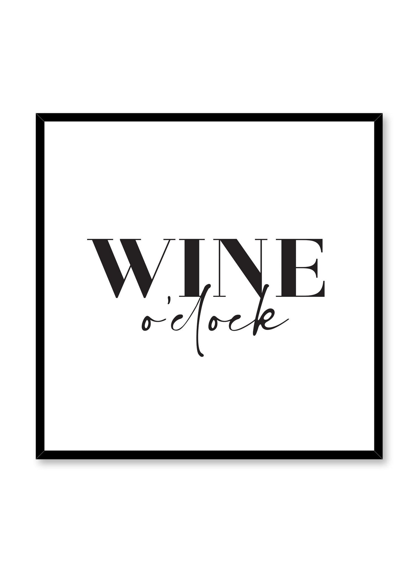 Wine O' Clock, Poster