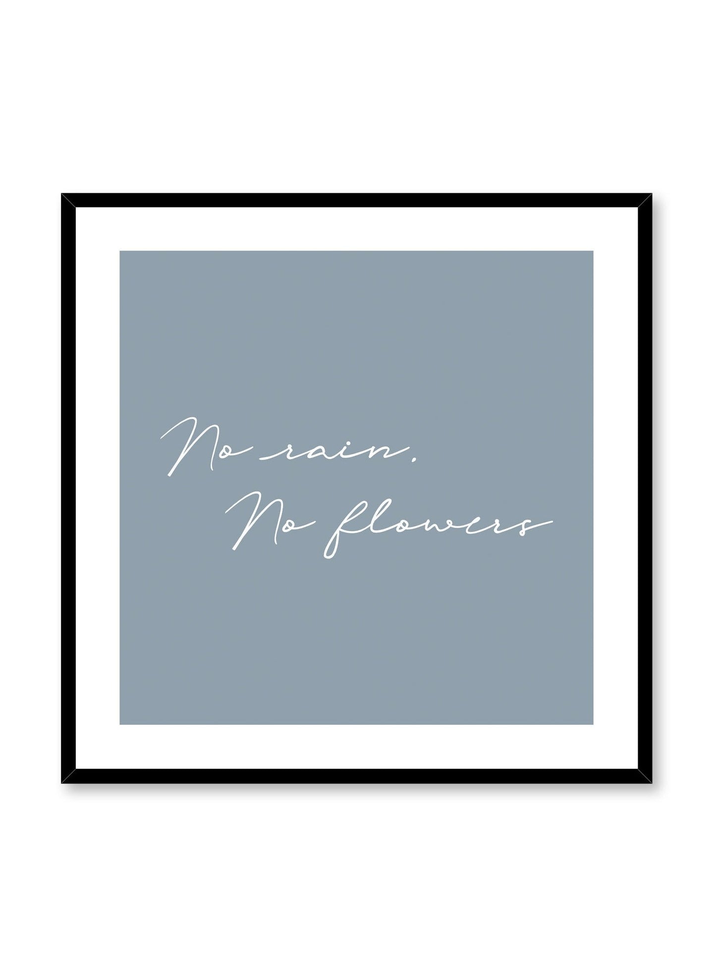 No Rain in Blue, Poster