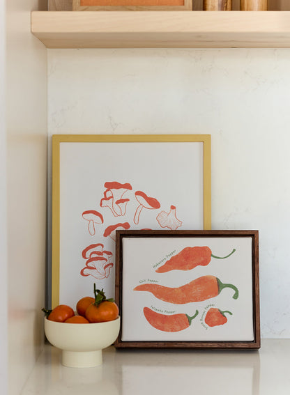 Scoville Scale Peppers, Poster