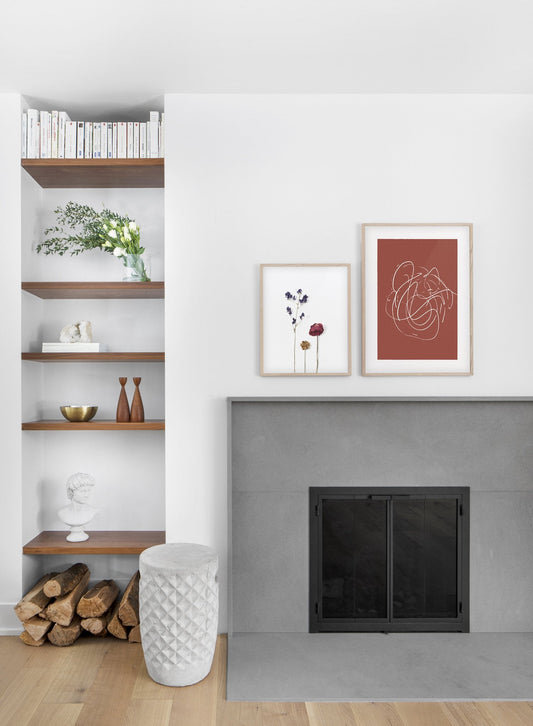 Trio of Dried Flowers, Poster