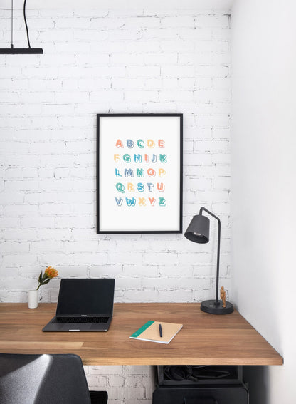 Alphabet, Poster