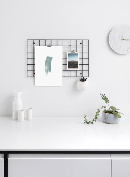 Brushstroke in Mint, Poster