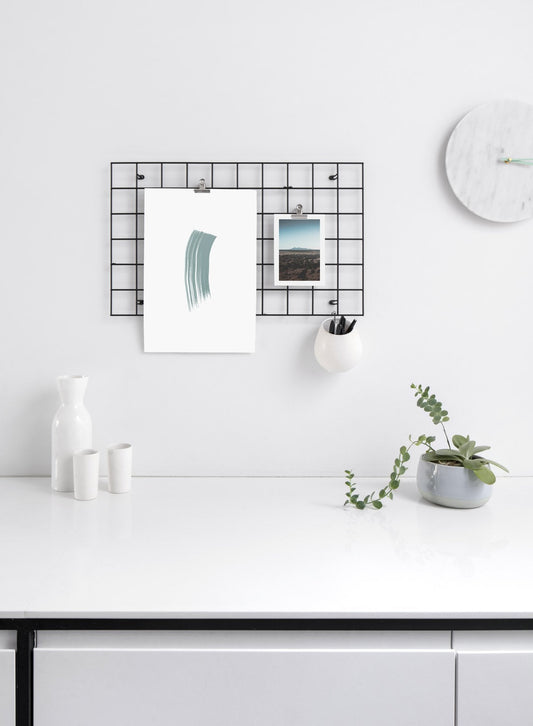 Brushstroke in Mint, Poster