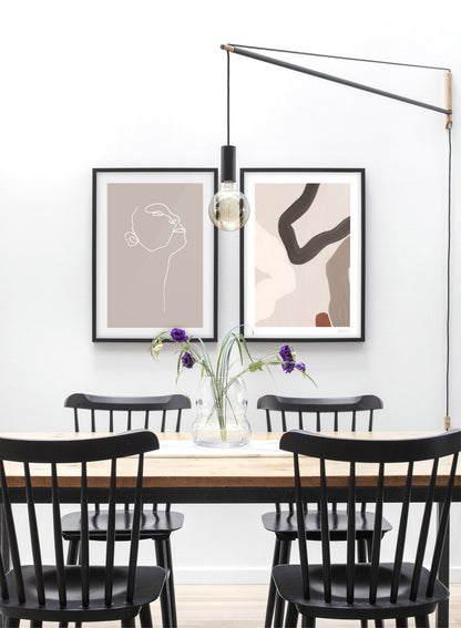 Profile in Beige, Poster
