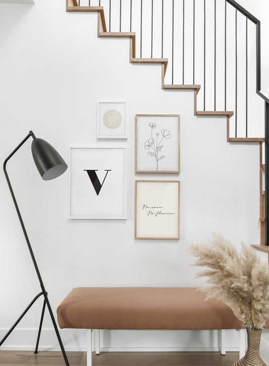 Lowercase Letter V, Poster