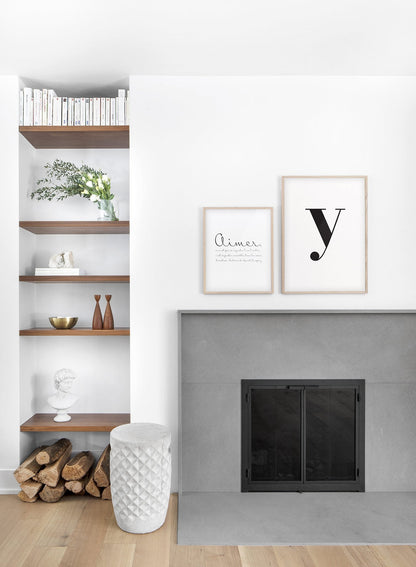 Lowercase Letter Y, Poster