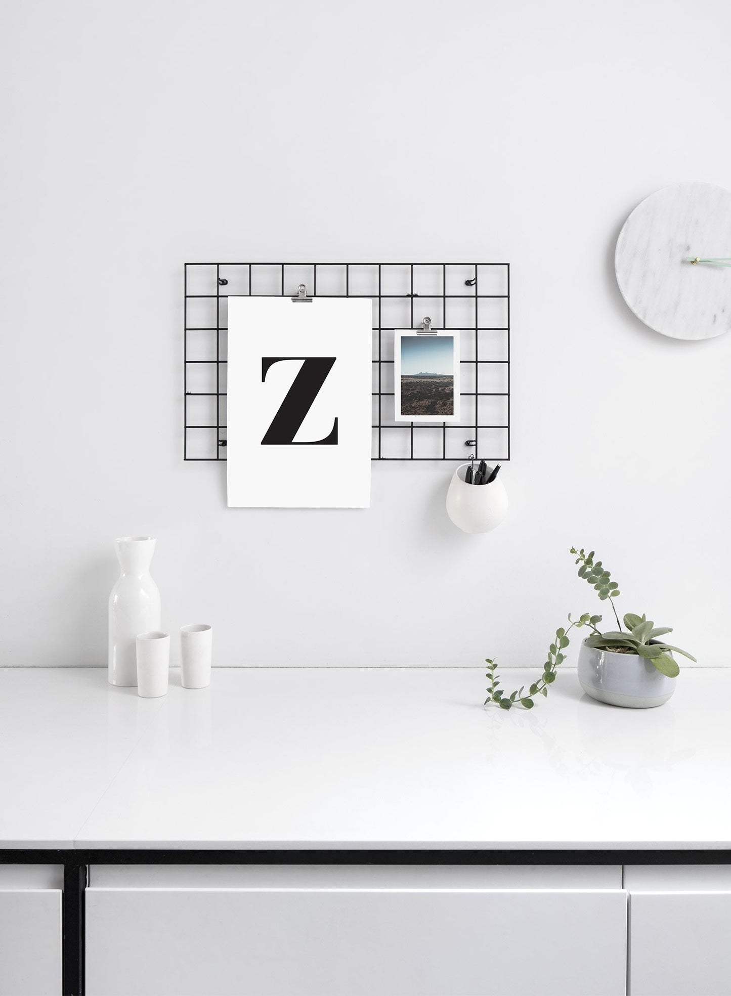 Lowercase Letter Z, Poster