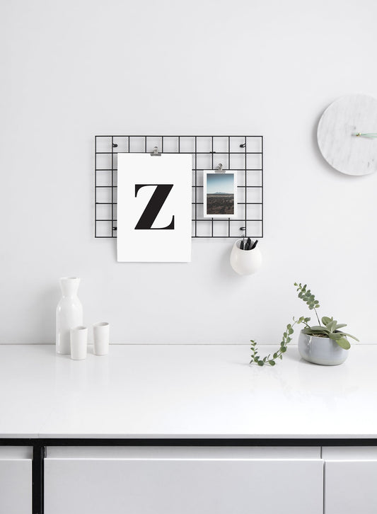 Lowercase Letter Z, Poster