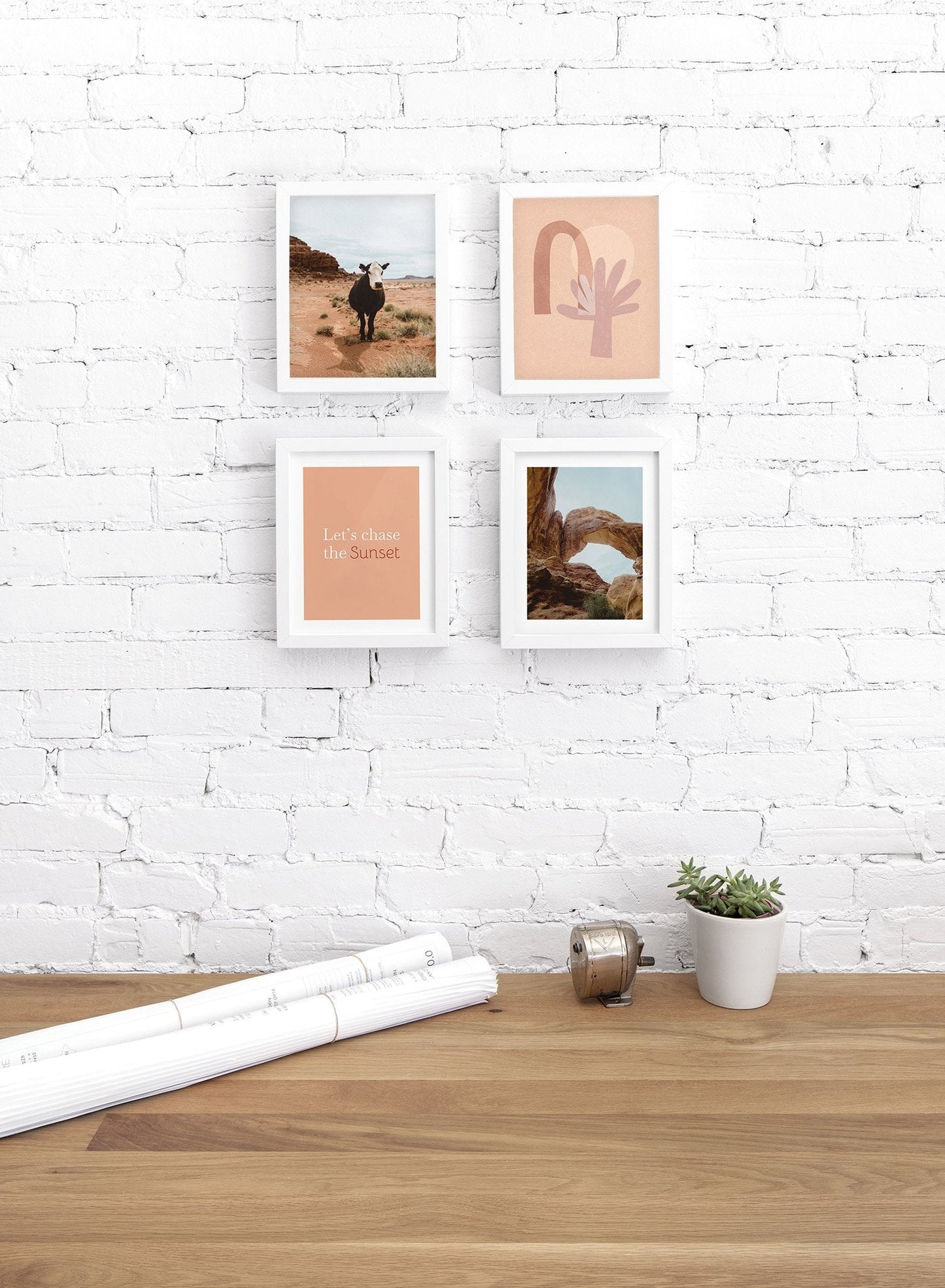 Desert Cattle, Poster