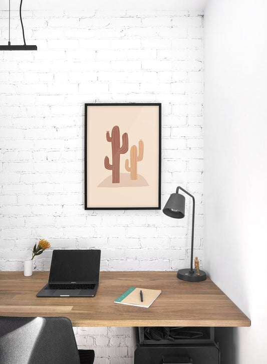 Cacti in Beige, Poster