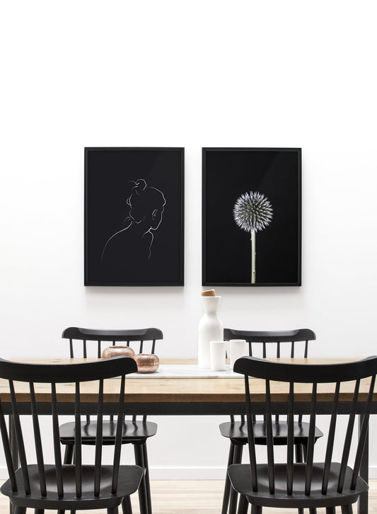 Into The Distance in Black, Poster