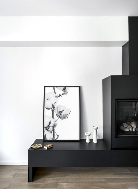 Cotton Clouds in Black and White, Poster