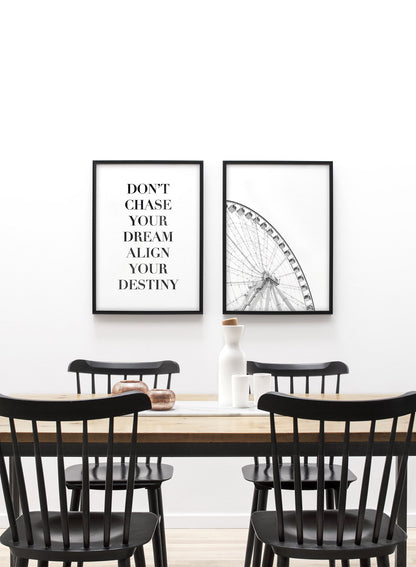 Align Your Destiny, Poster