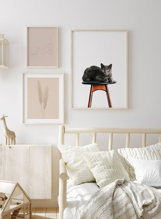 Feline Portrait, Poster