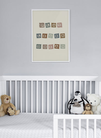 Play, Learn, Dream, Poster