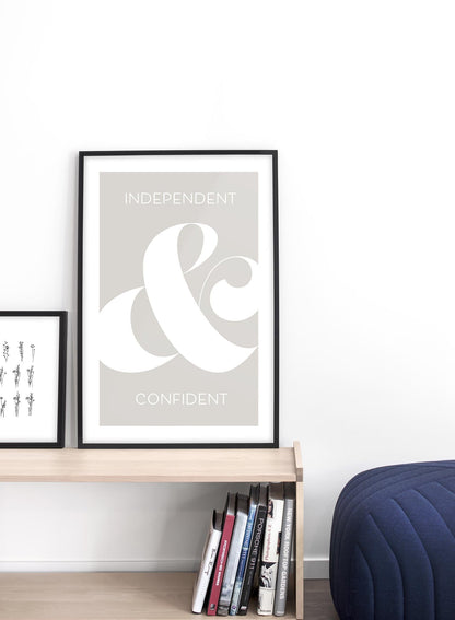 Independent & Confident, Poster