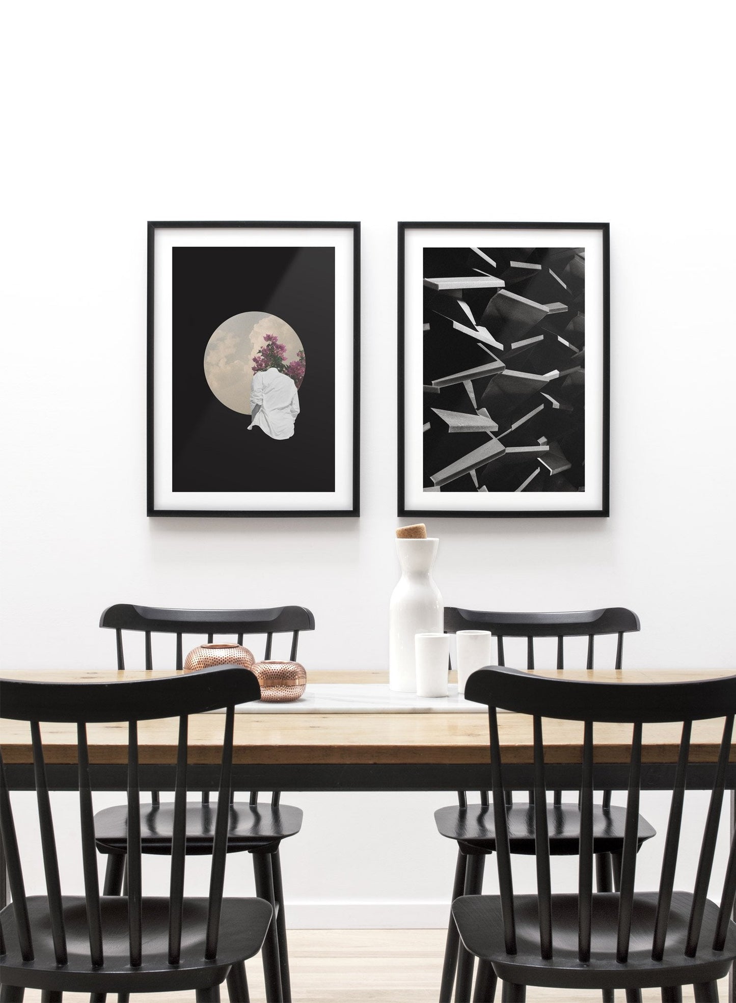 Cloudy Reverie in Black, Poster