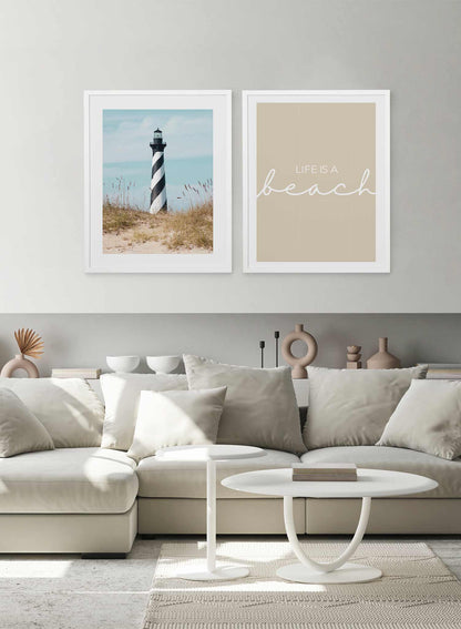 Striped Watchtower, Poster