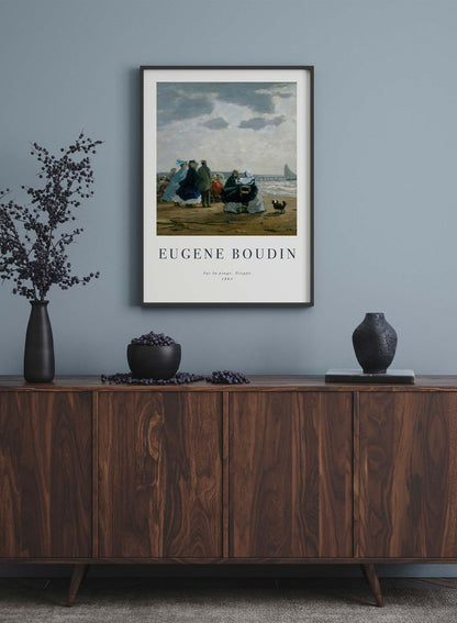 On the Beach, Dieppe, Poster