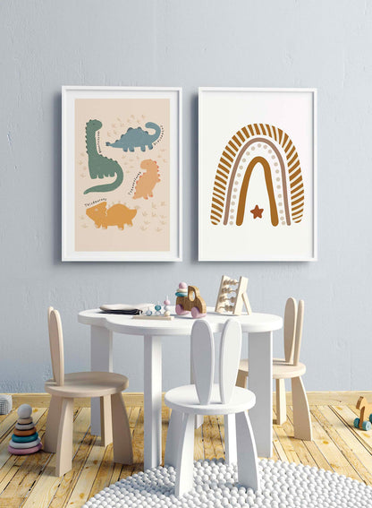 Dinos that I Know in French, Poster