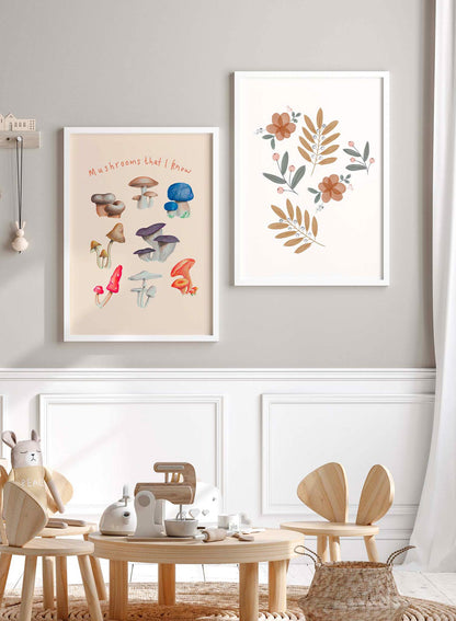 Mushroom Harvest, Poster