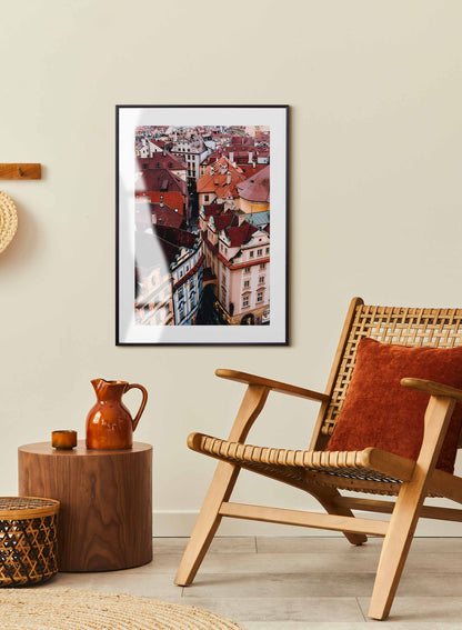 Prague from Above, Poster