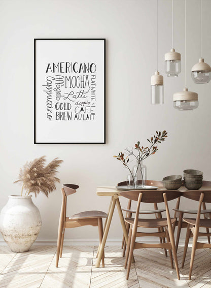 Coffee Selection, Poster