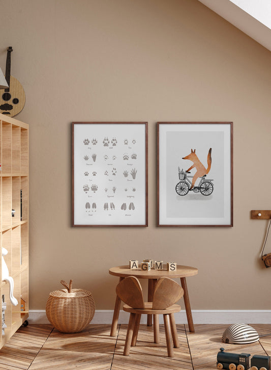 Following Footprints, Poster