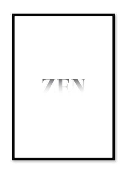 Zen, Poster